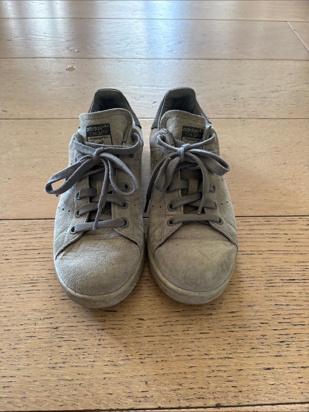 adidas Stan Smith Suede Sneakers - Gray